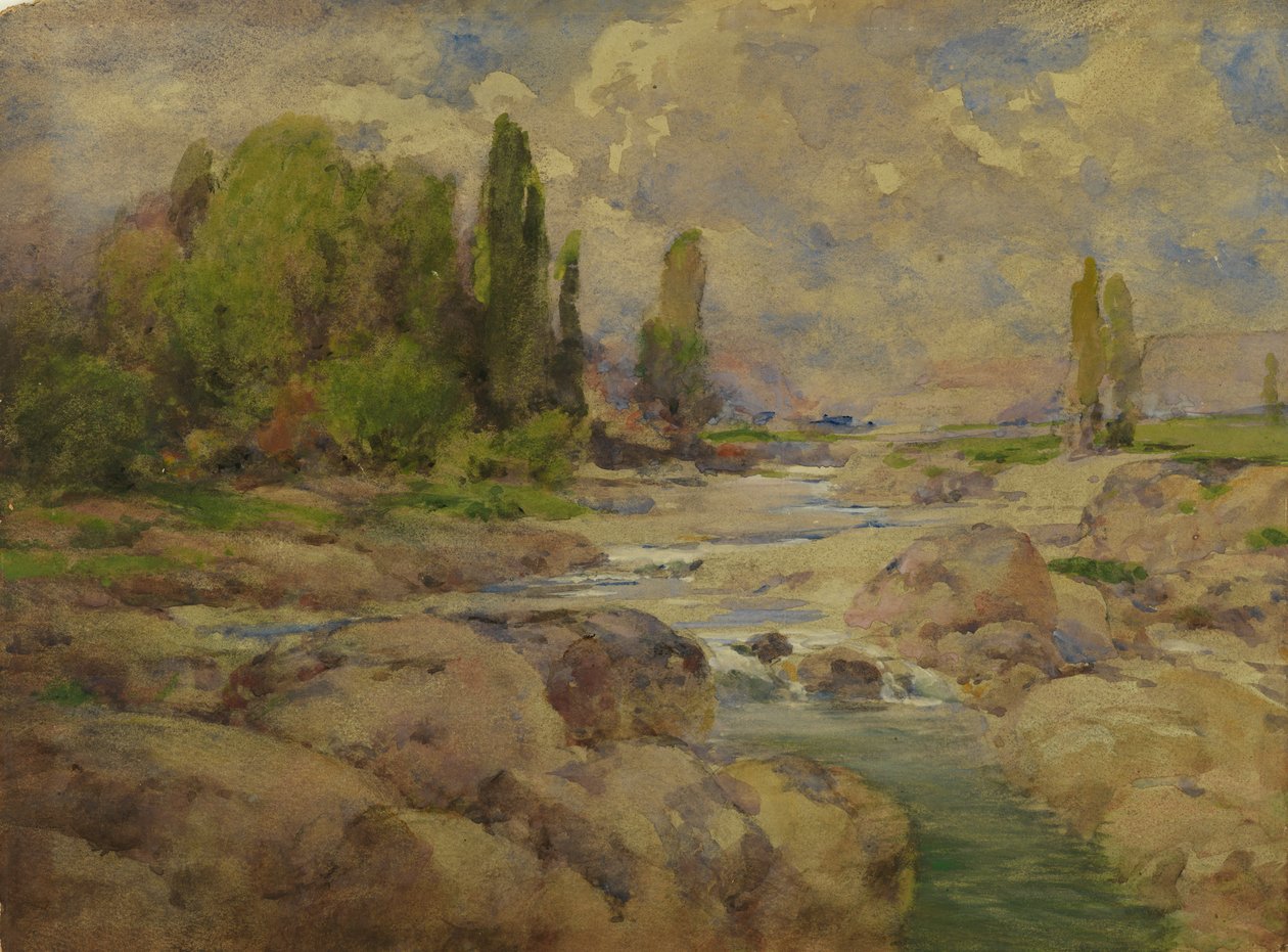 The Normal Rock Creek, 1910. af William Henry Holmes