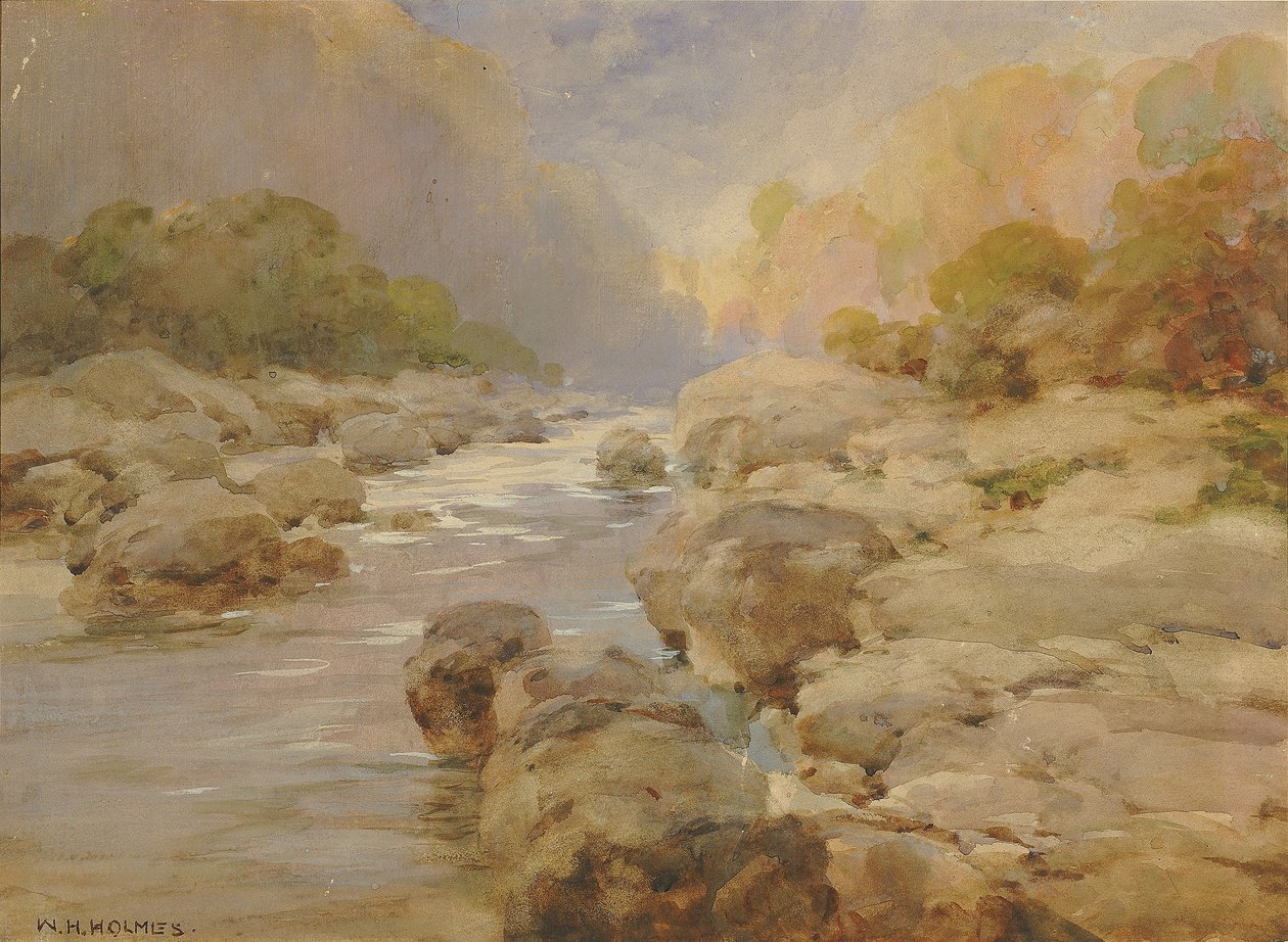 Uændret Rock Creek, omkring 1910 af William Henry Holmes