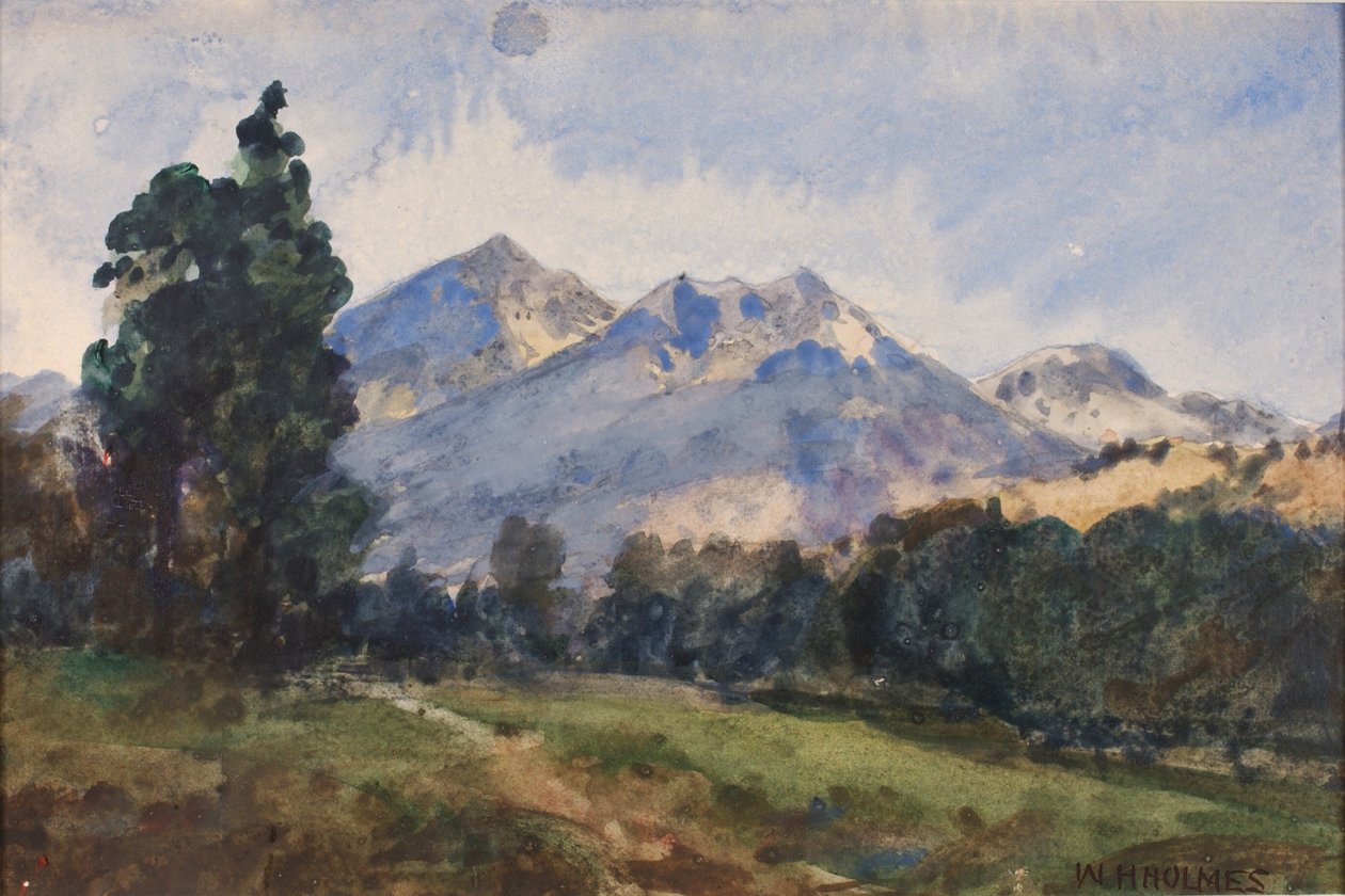 Wyoming Foot Hills, 1921. af William Henry Holmes