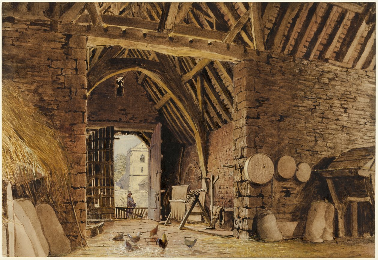 Et Ladeinteriør af William Henry Hunt