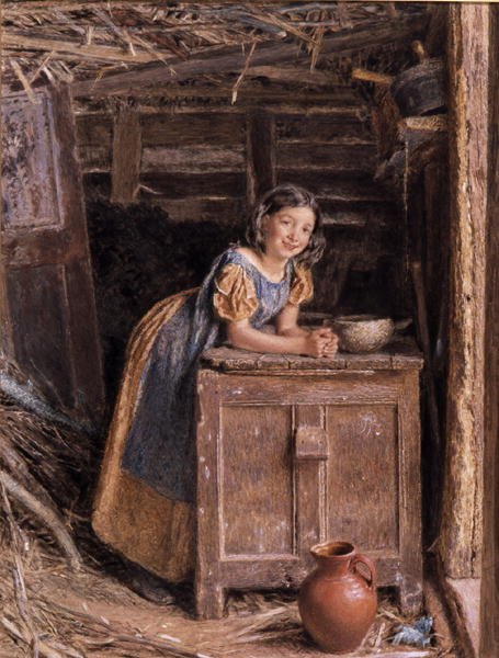 En rustik skønhed af William Henry Hunt