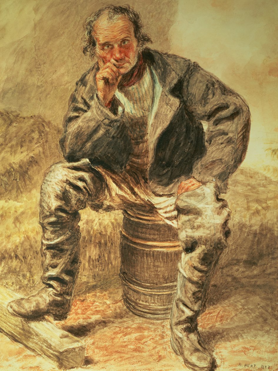 En østersmand, 1827 af William Henry Hunt