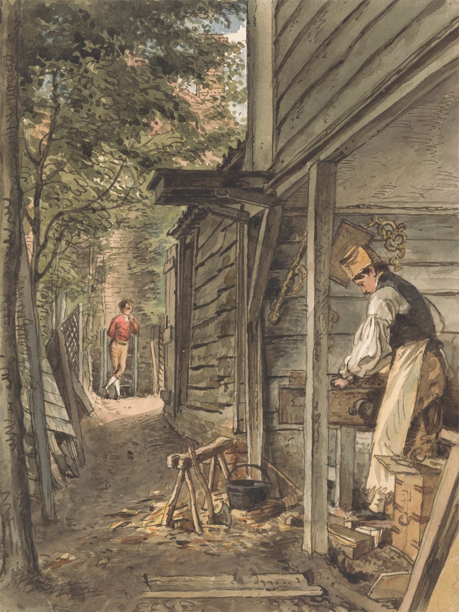 Dr. Munros tømrer på arbejde af William Henry Hunt