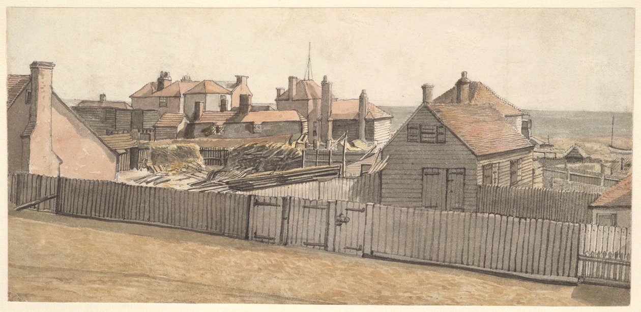 Fiskerhytter i Hastings af William Henry Hunt
