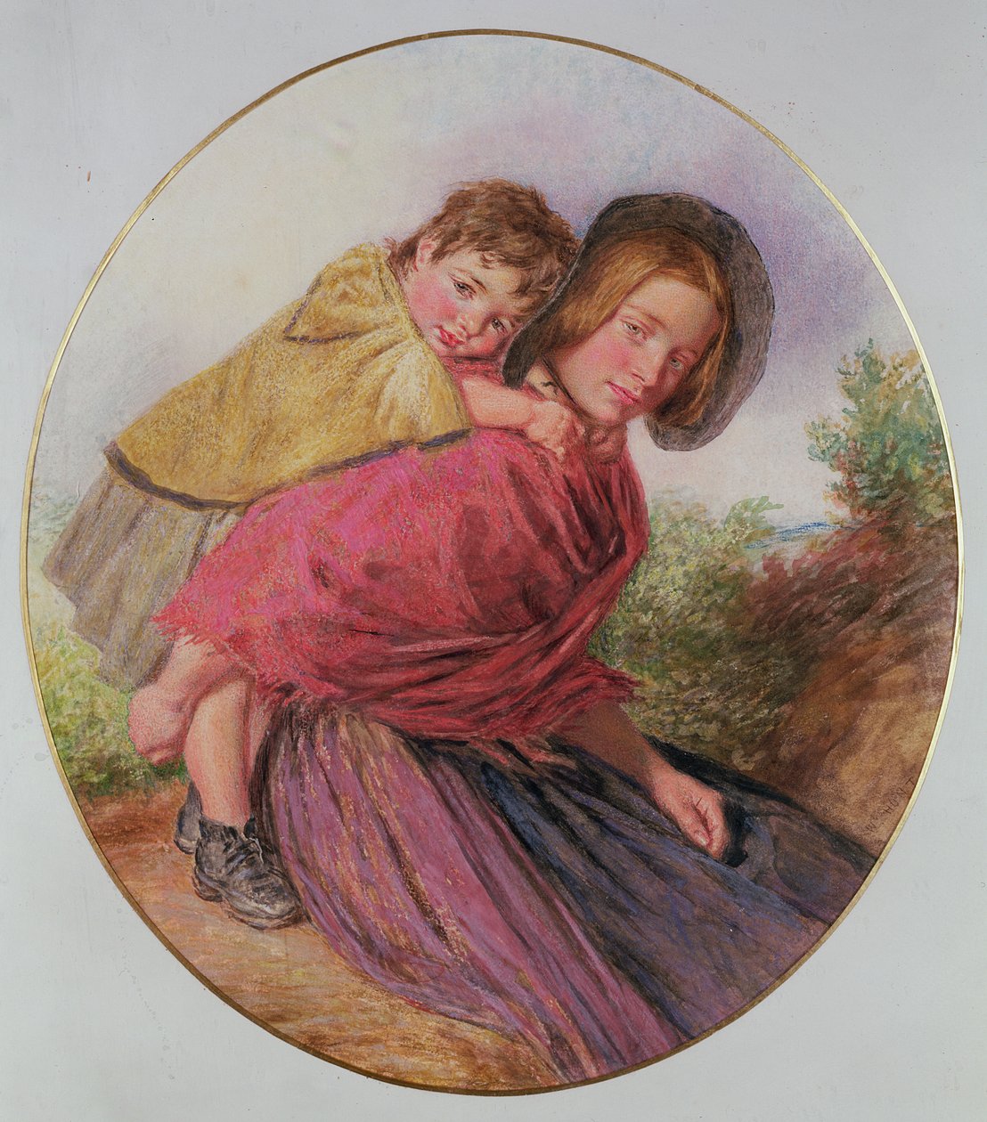 Mor og Barn af William Henry Hunt
