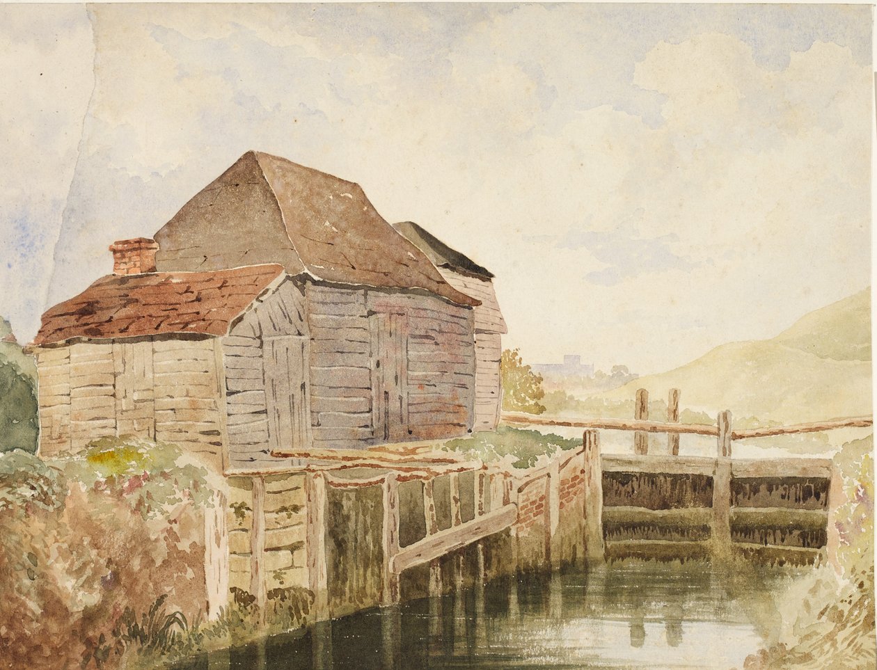 Den gamle mølle og sluseportene (St. Catherine