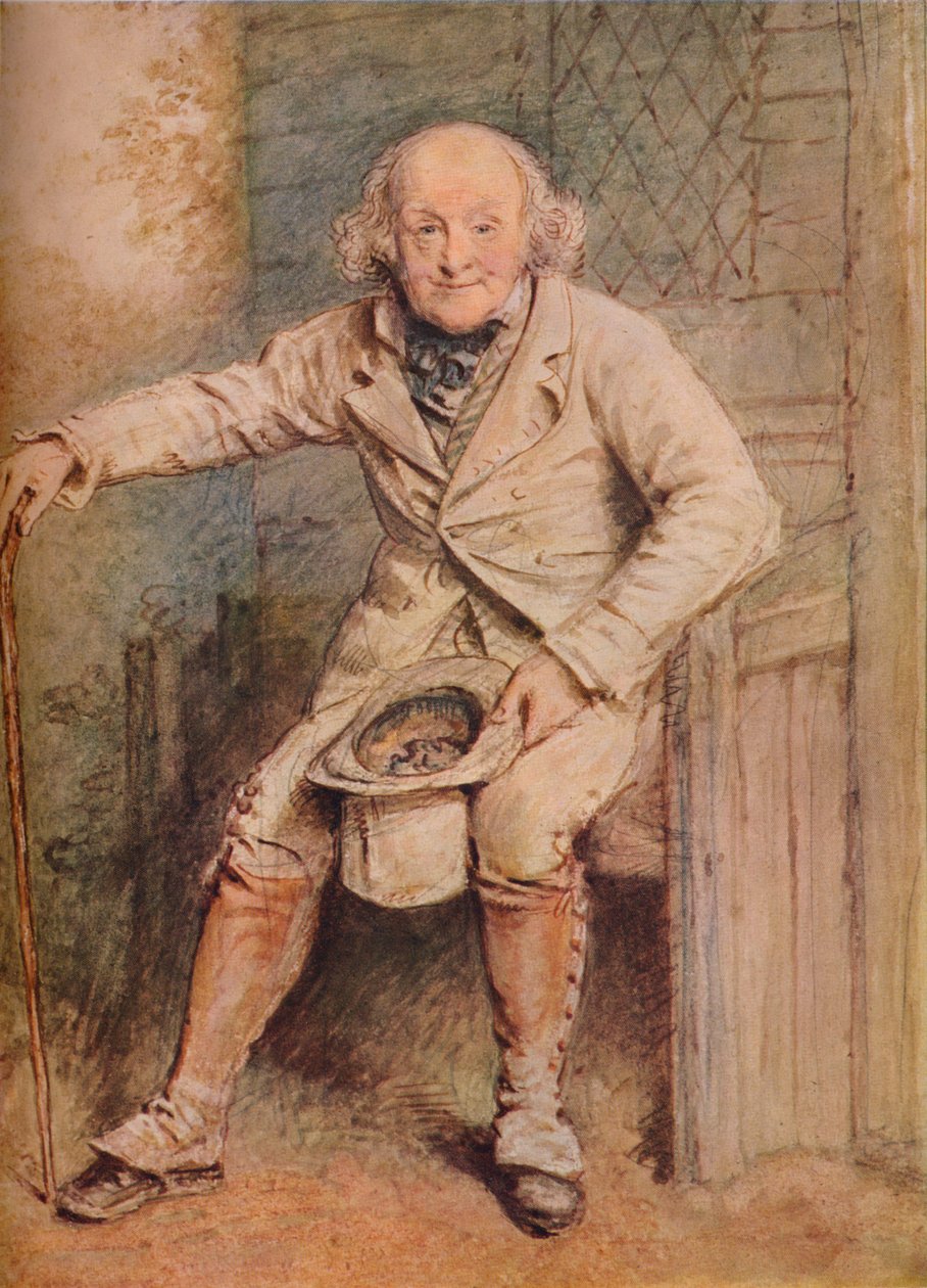 Portræt af kunstneren, 1800-tallet af William Henry Hunt