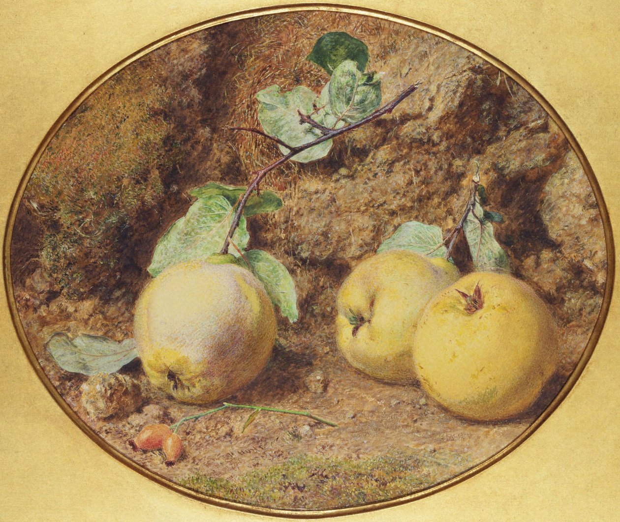 Kveder og hagtorn af William Henry Hunt