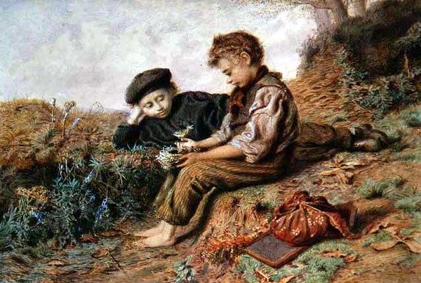 Skoledrenge med en stjålet rede af William Henry Hunt