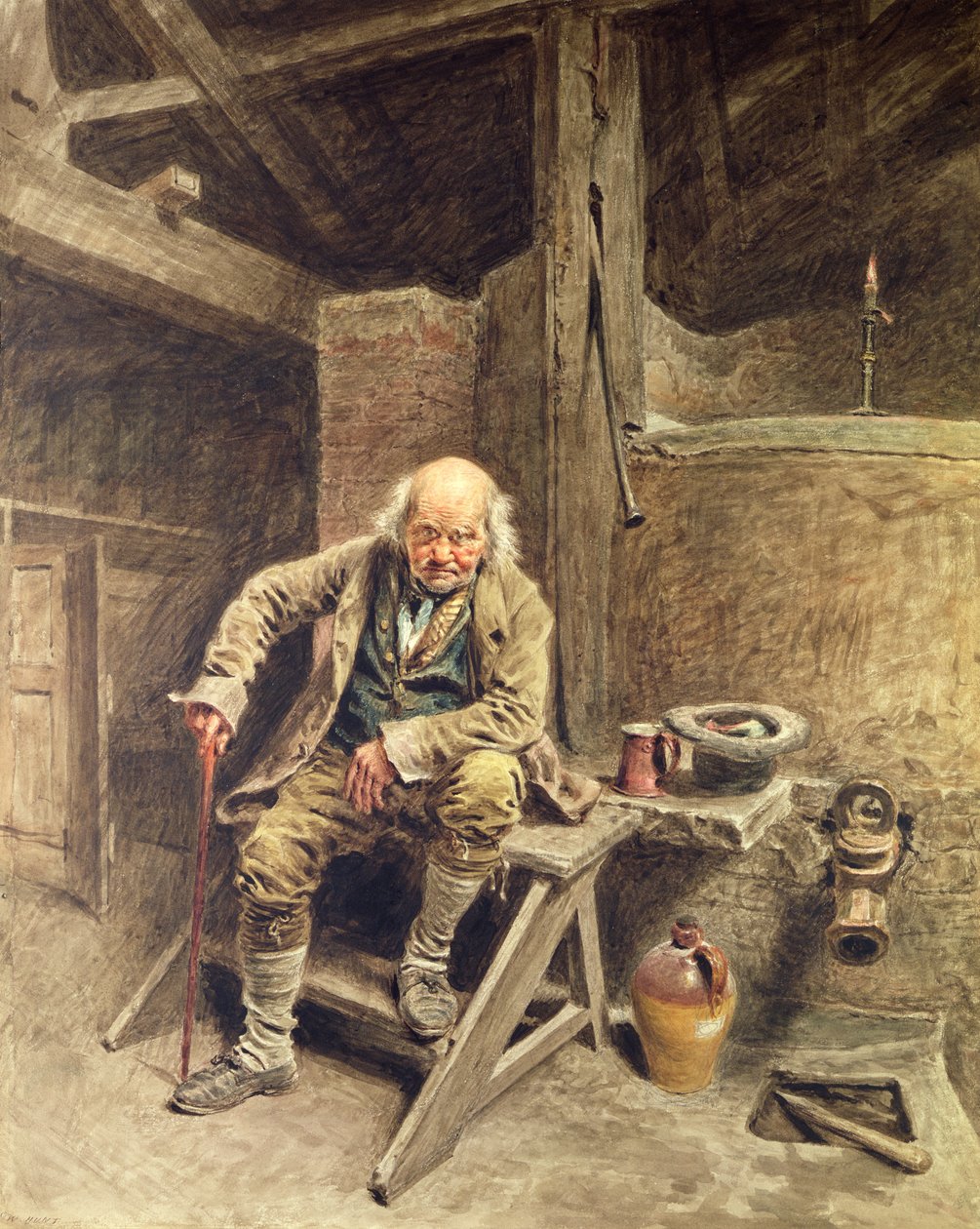 Den trofaste gamle tjener af William Henry Hunt