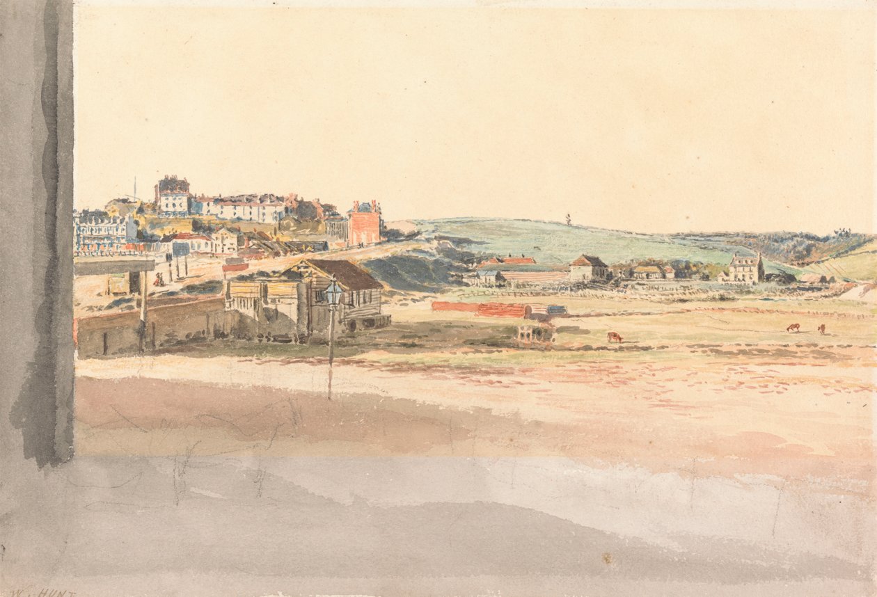 Flagstangen, Margate af William Henry Hunt