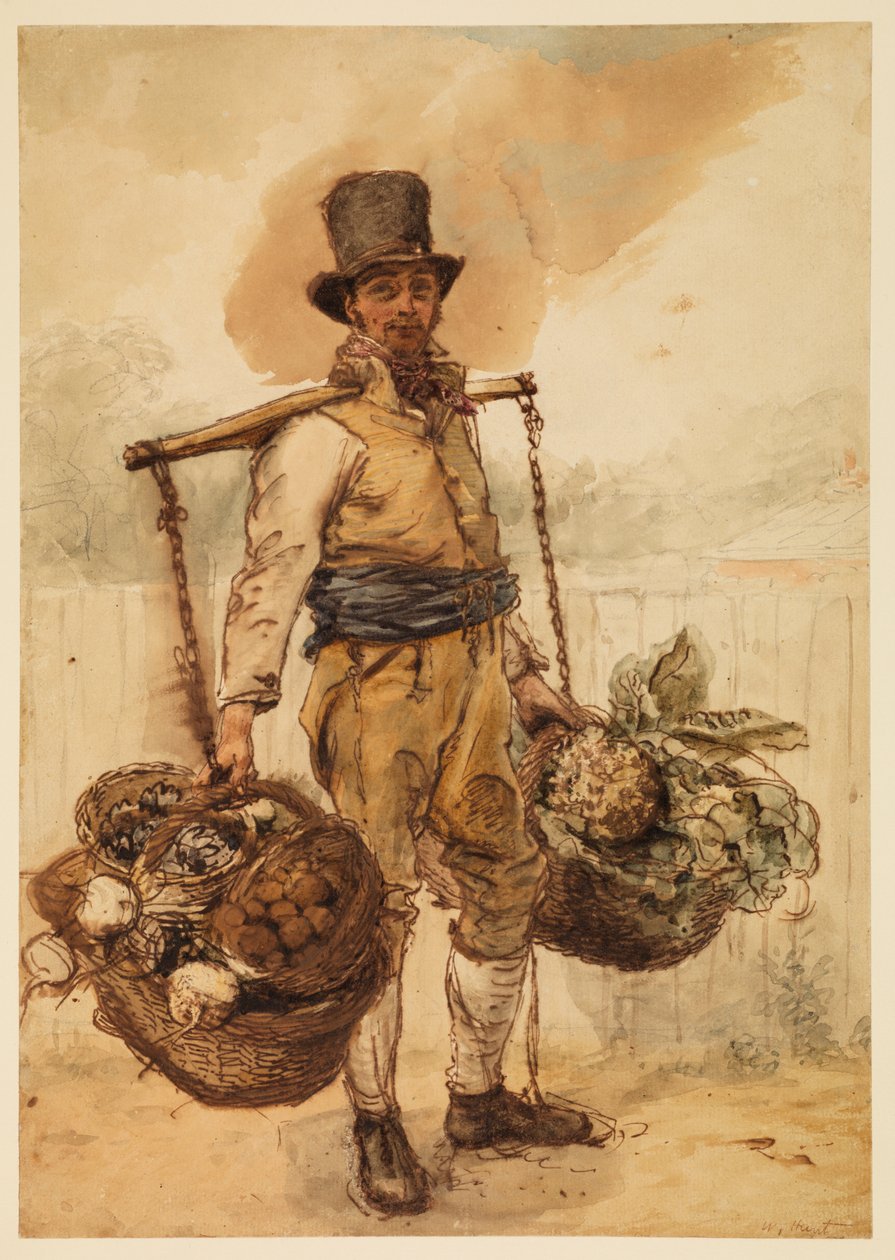 The Gardener, c.1825dani af William Henry Hunt