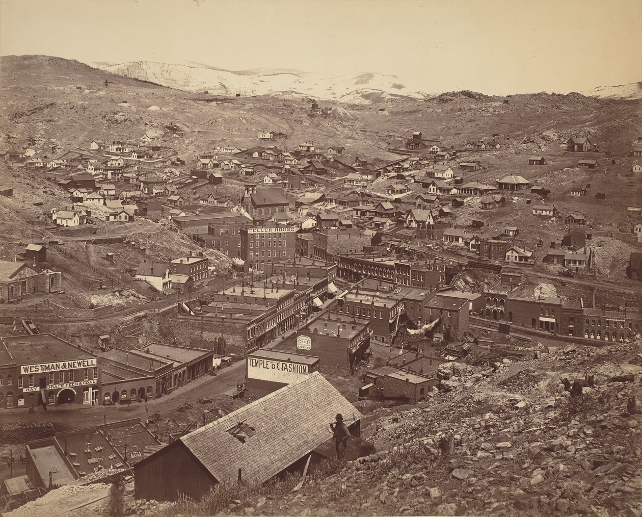 Central City, Colorado af William Henry Jackson