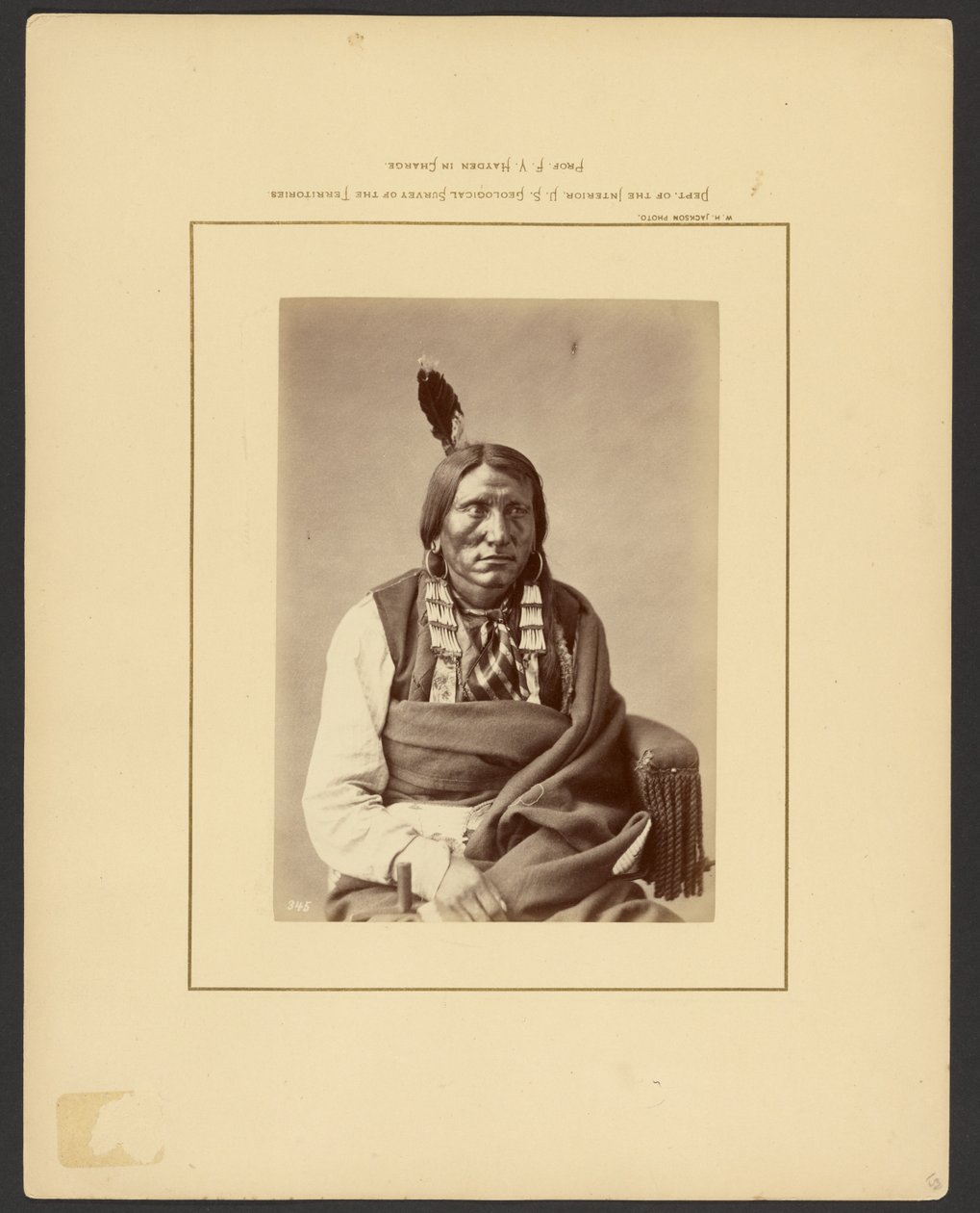 [Angreb på Hauk - (Brulé Dakota)] af William Henry Jackson