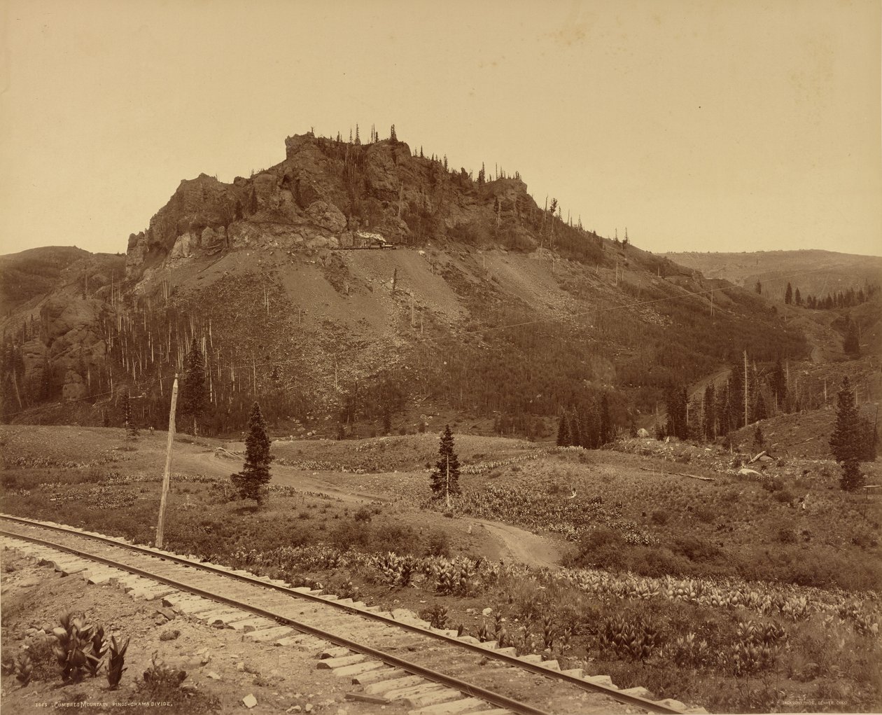 Cumbres Mountain, Pinos-Chama-vandskellet af William Henry Jackson