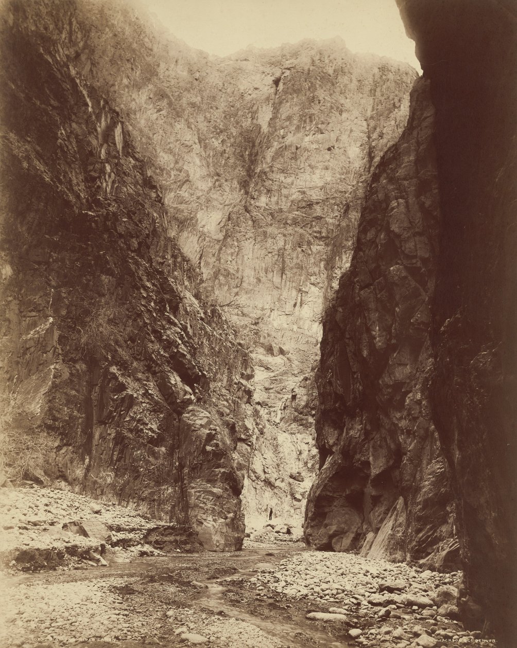 Diamond River Canyon,1885 (foto) af William Henry Jackson