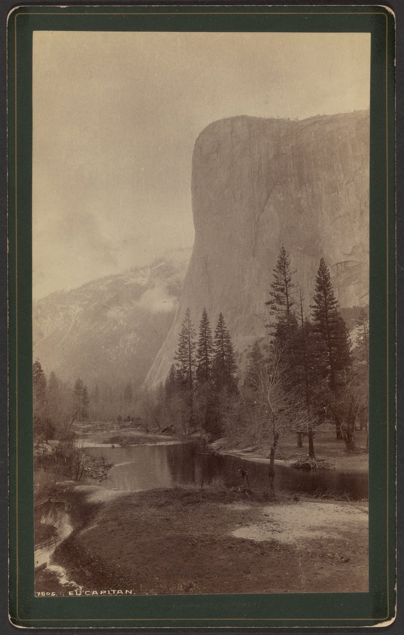 El Capitan af William Henry Jackson