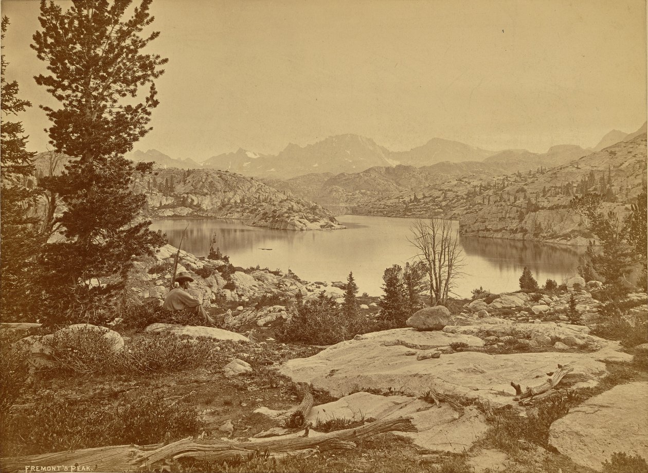 Fremonts Peak af William Henry Jackson