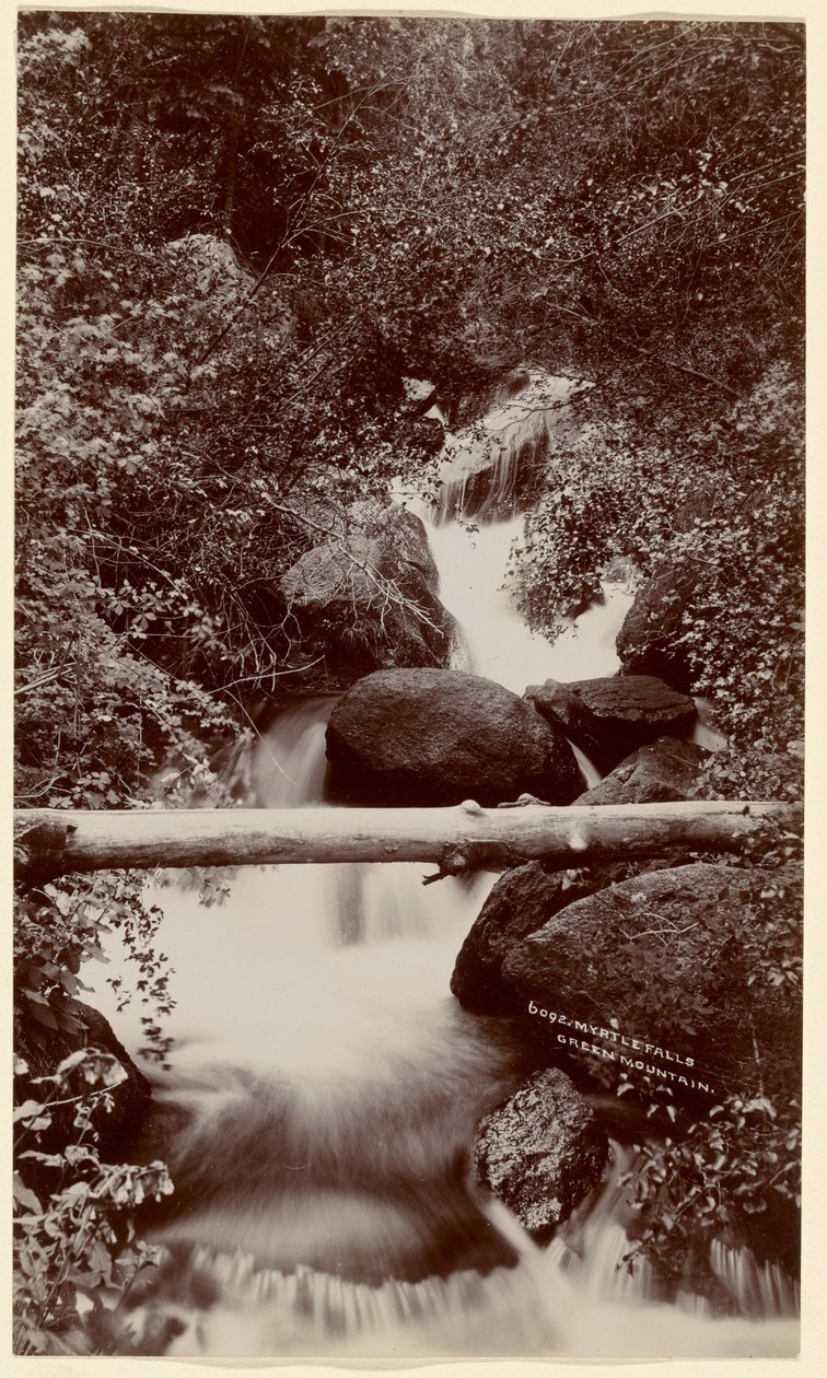 [Myrtle Falls, Green Mountain, Colorado] af William Henry Jackson