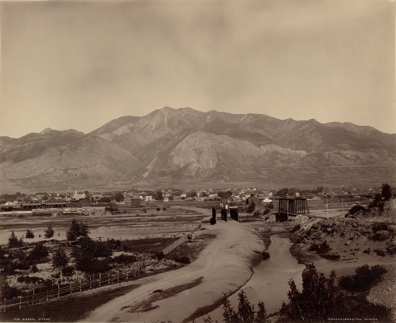 Ogden, Utah af William Henry Jackson