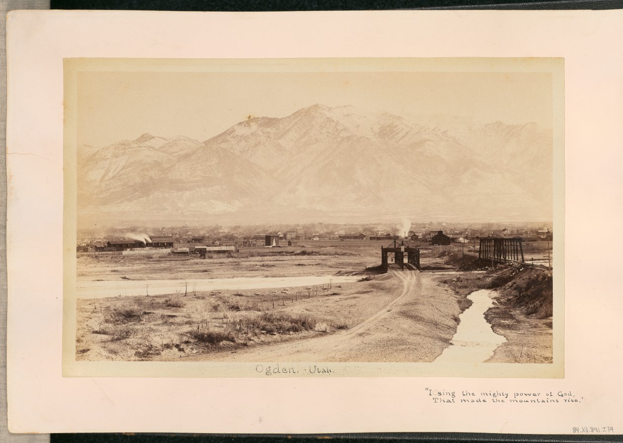 Ogden, Utah af William Henry Jackson