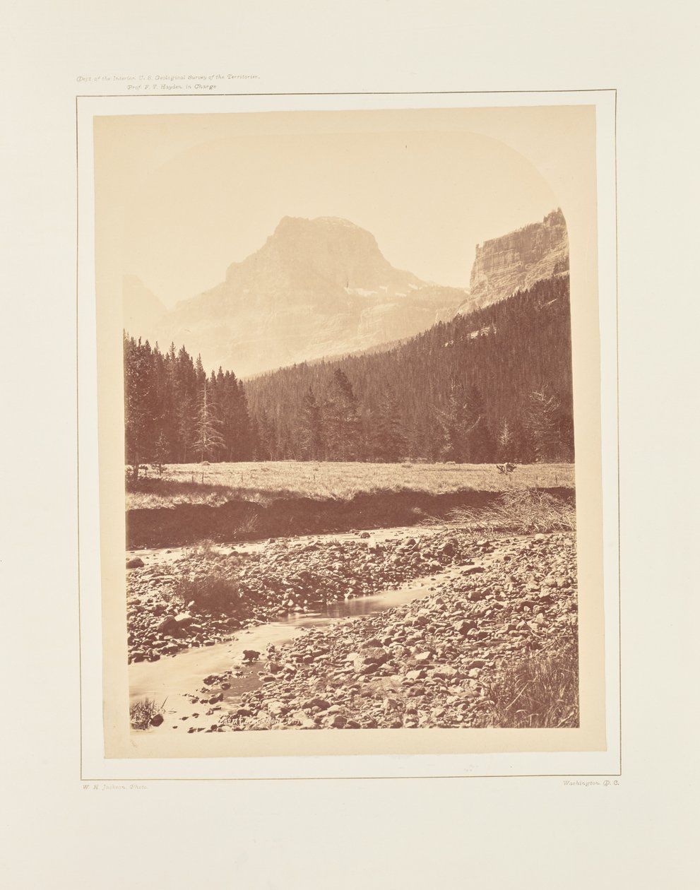 Palace Butte, nær Mount Blackmore af William Henry Jackson