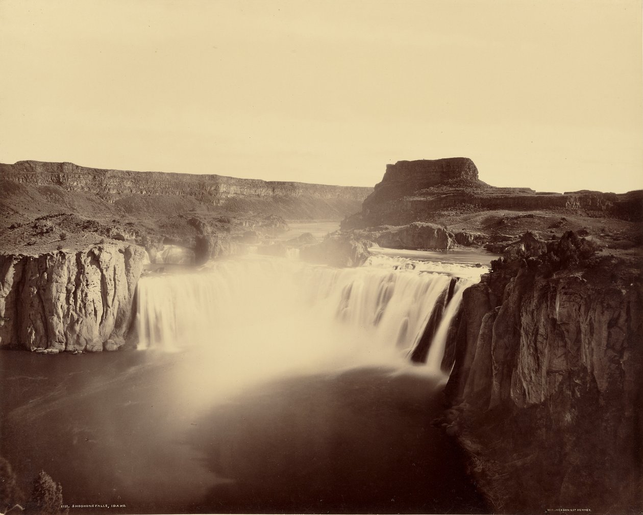 Shoshone Falls, Idaho af William Henry Jackson
