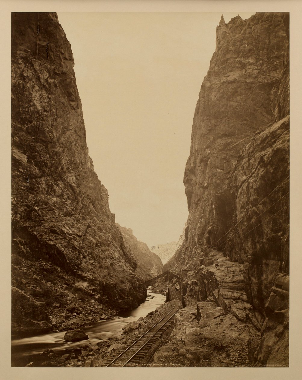 Royal Gorge, Grand Canyon i Arkansas af William Henry Jackson