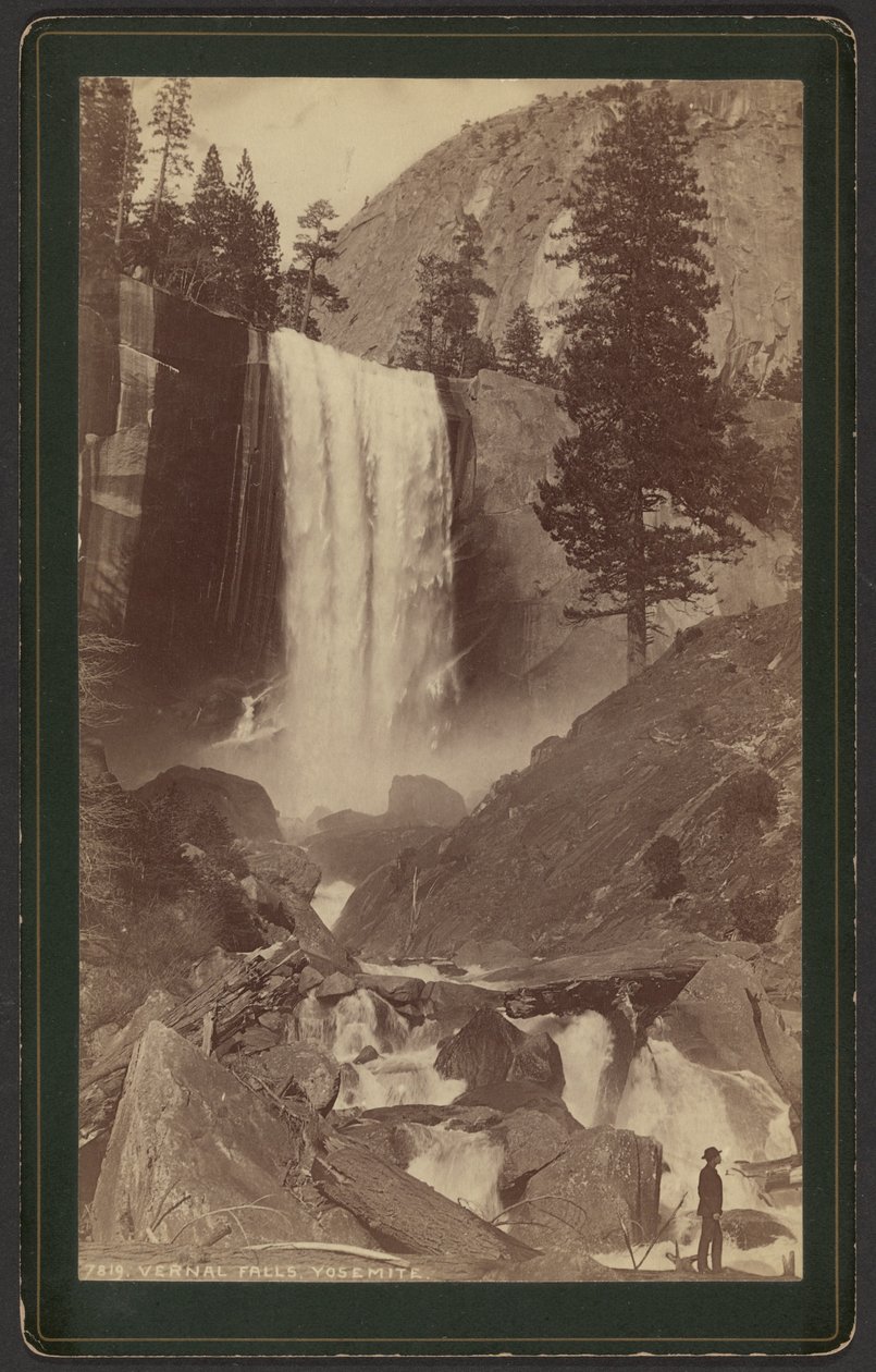 Vernal Falls. Yosemite. af William Henry Jackson
