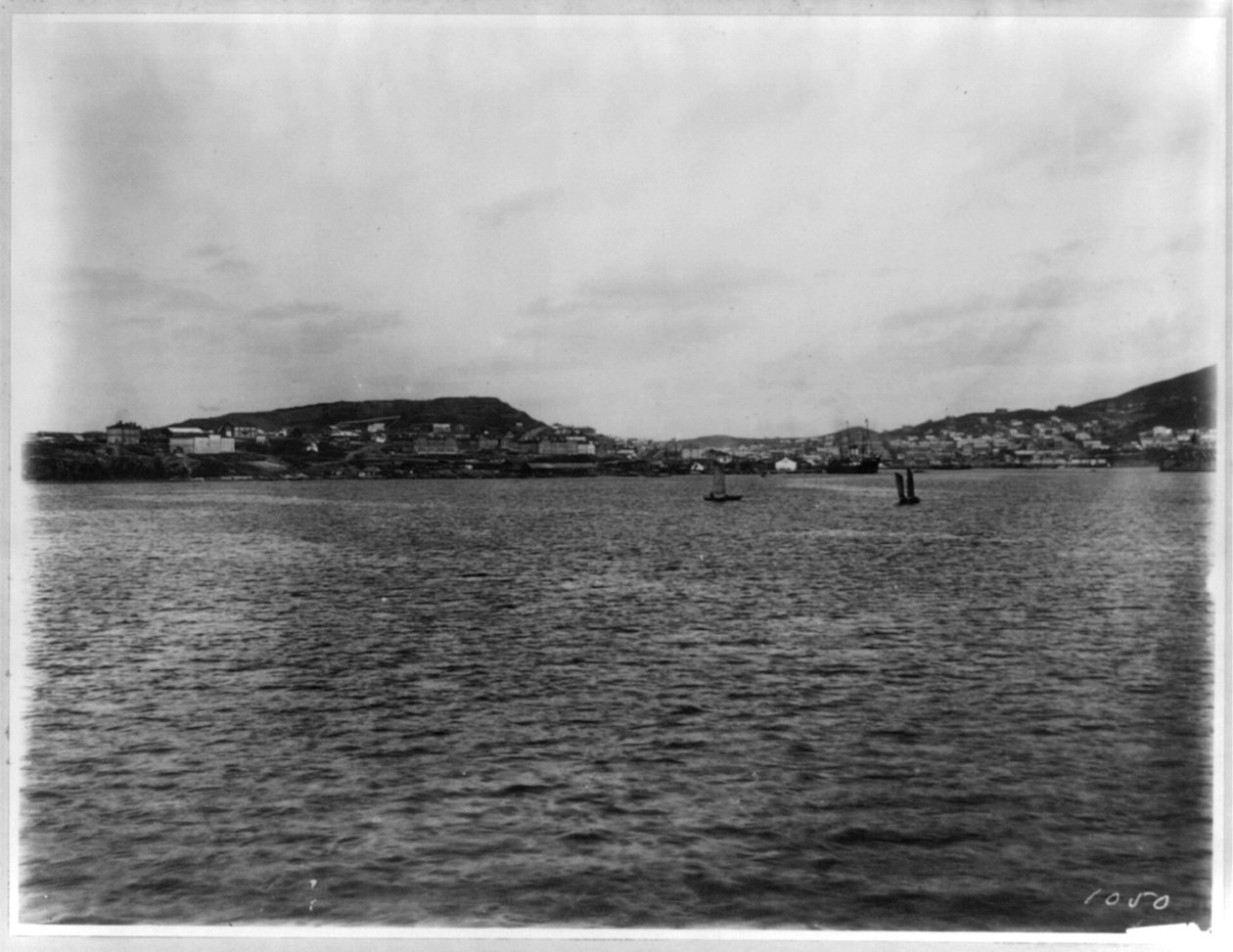 Vladivostok - panoramaudsigt fra havnen af William Henry Jackson