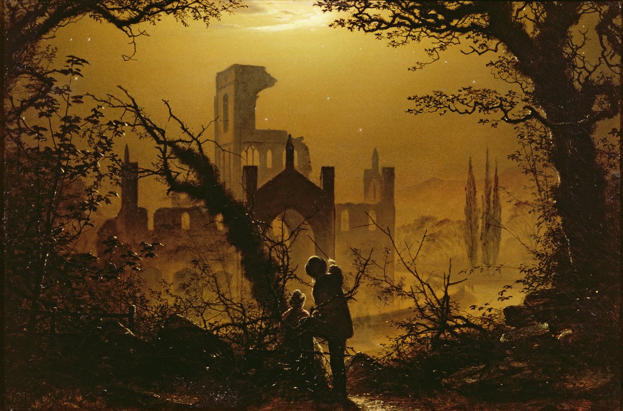 Kirkstall Abbey, Yorkshire, 1877 af William Henry James Boot