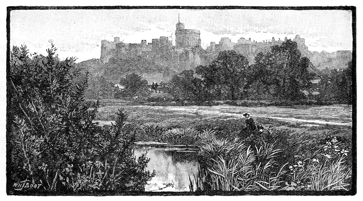 Windsor Castle, 1900. af William Henry James Boot