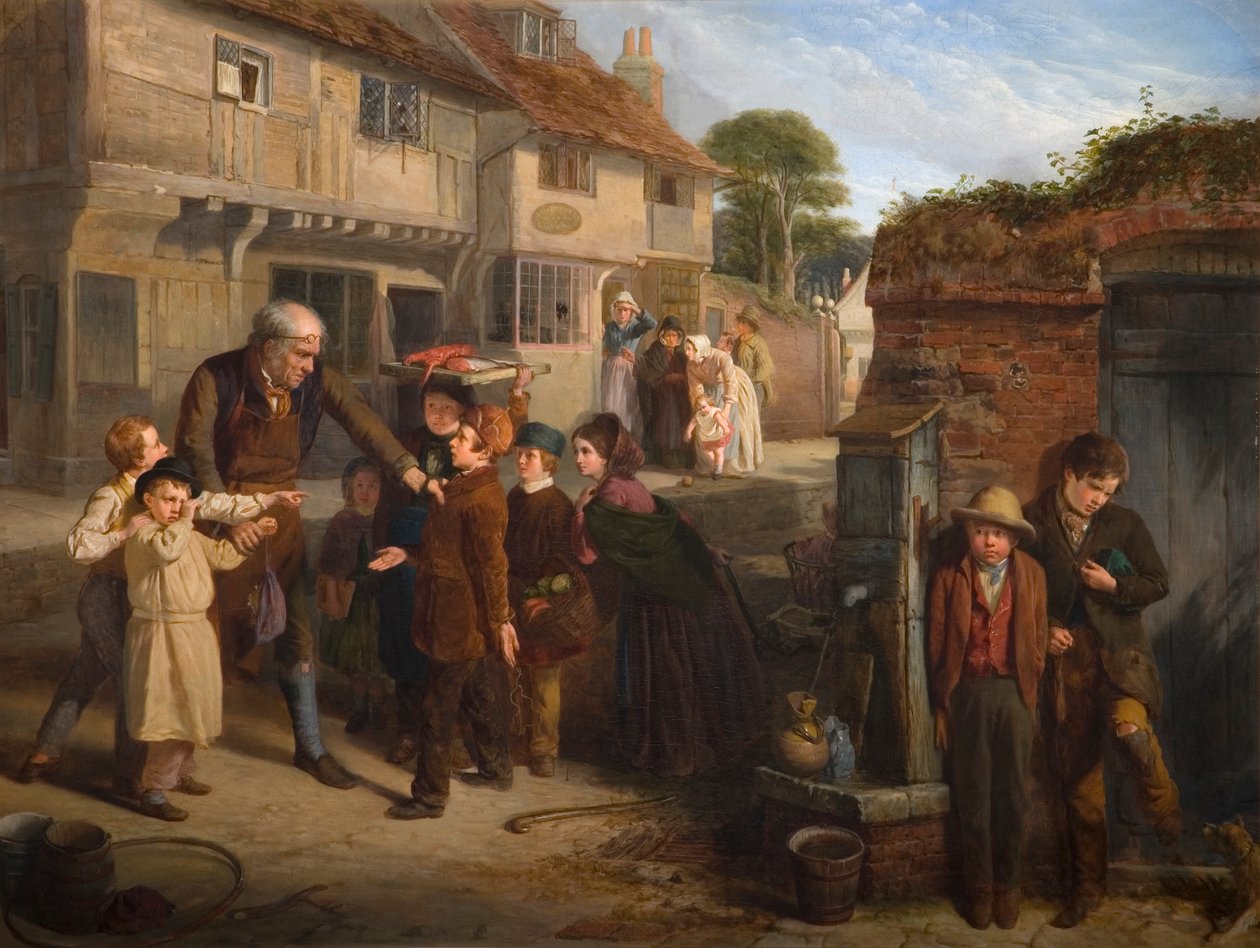Det knuste vindue, 1855 af William Henry Knight