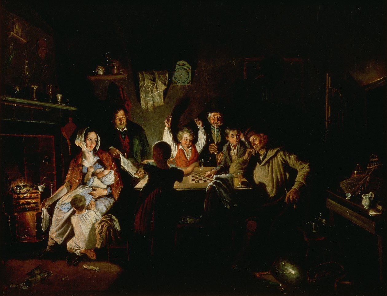 Drafts-spillet af William Henry Knight