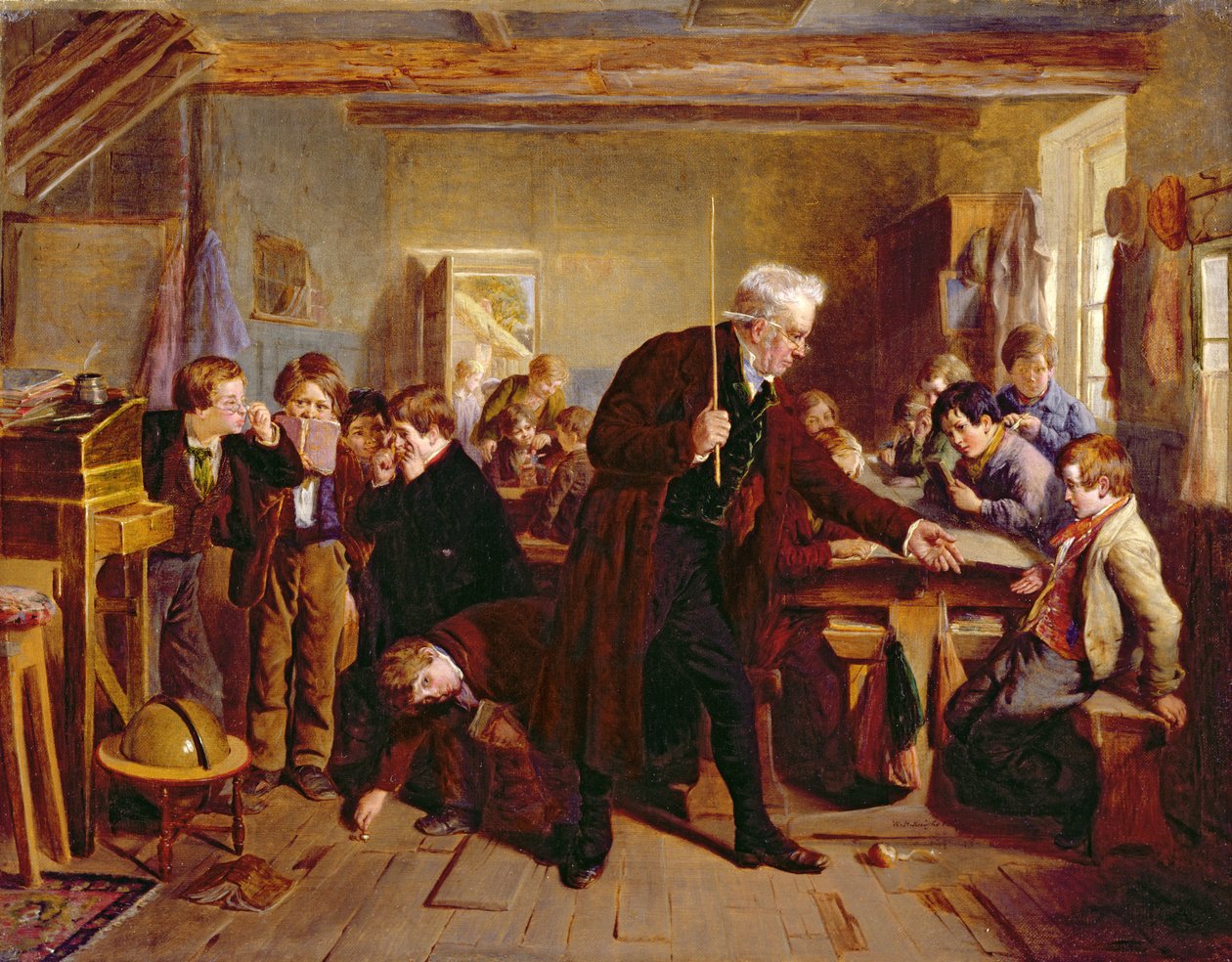 Landsbyskolen, 1857 af William Henry Knight