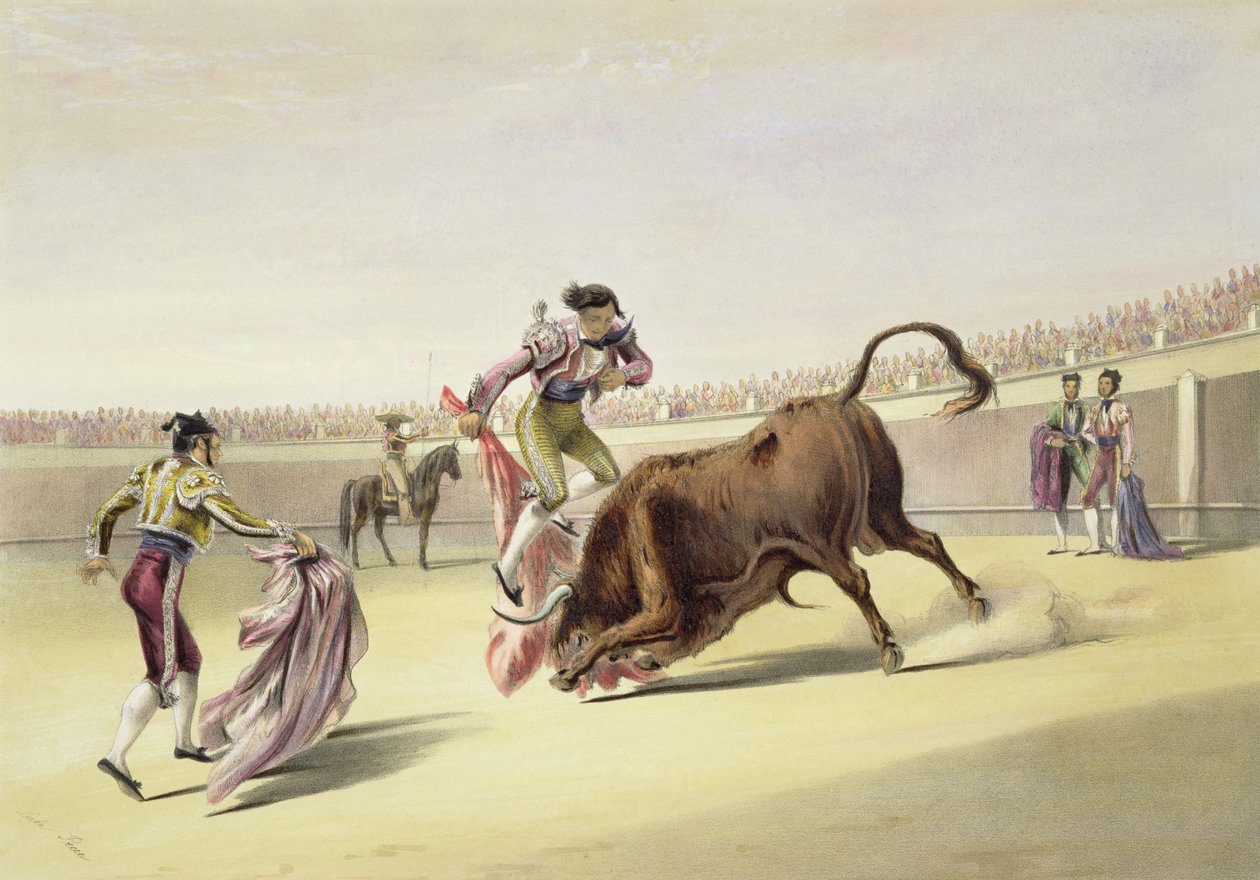 Springet eller hoppet efter hornene, 1865 af William Henry Lake Price