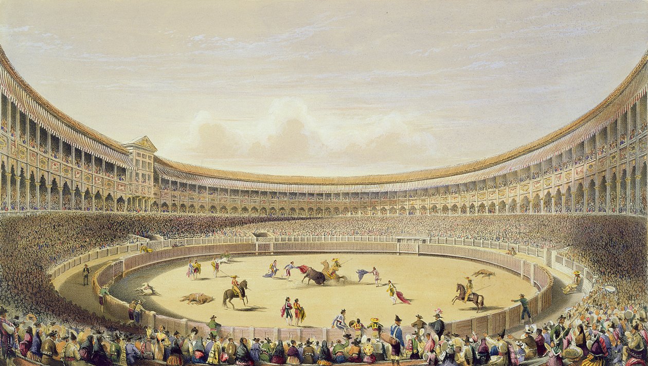 Plaza de Toros i Madrid, 1865 af William Henry Lake Price
