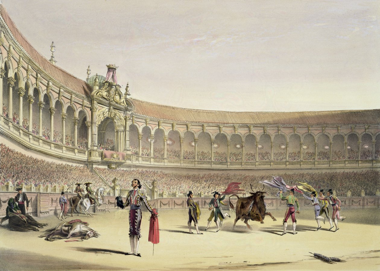 Plaza i Sevilla, 1865 af William Henry Lake Price