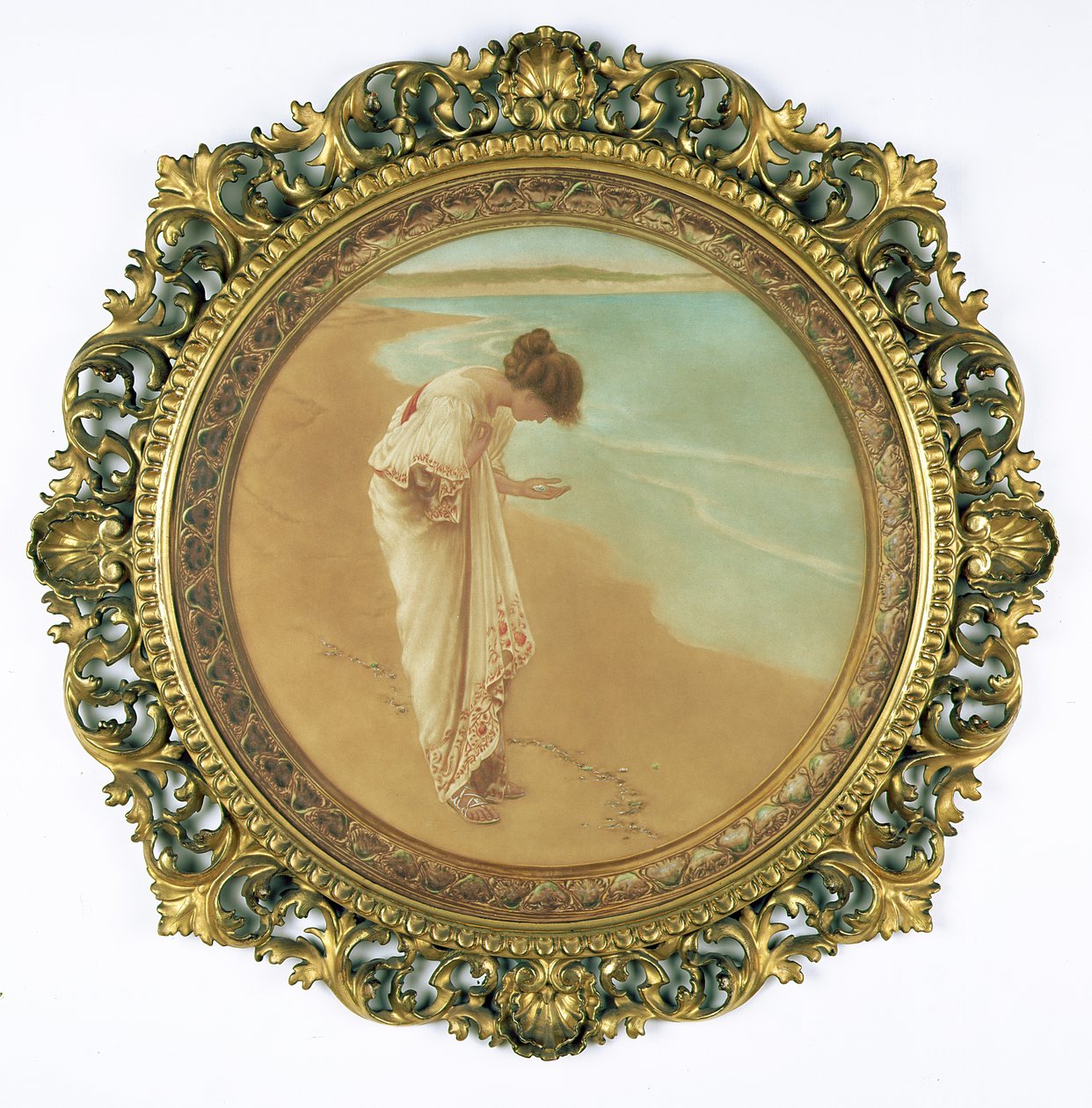 Havet har sine perler (mezzotint) af William Henry Margetson