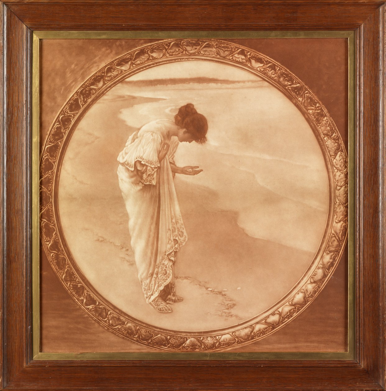 Havet har sine perler (fotografisk gengivelse trykt i sepia) af William Henry Margetson