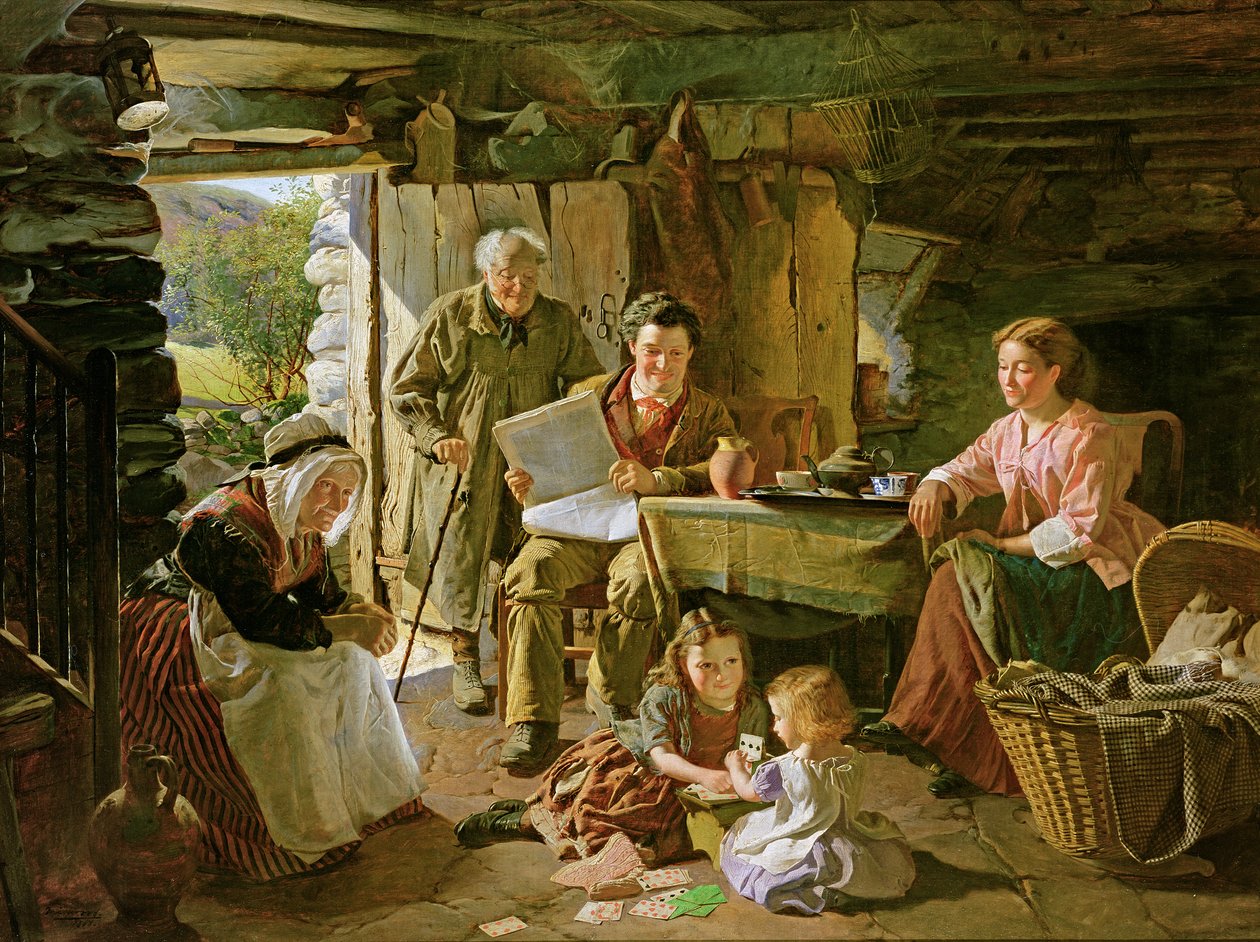 Sommerhus interiør af William Henry Midwood