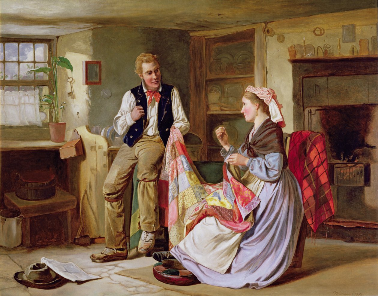 Patchwork-dynen af William Henry Midwood