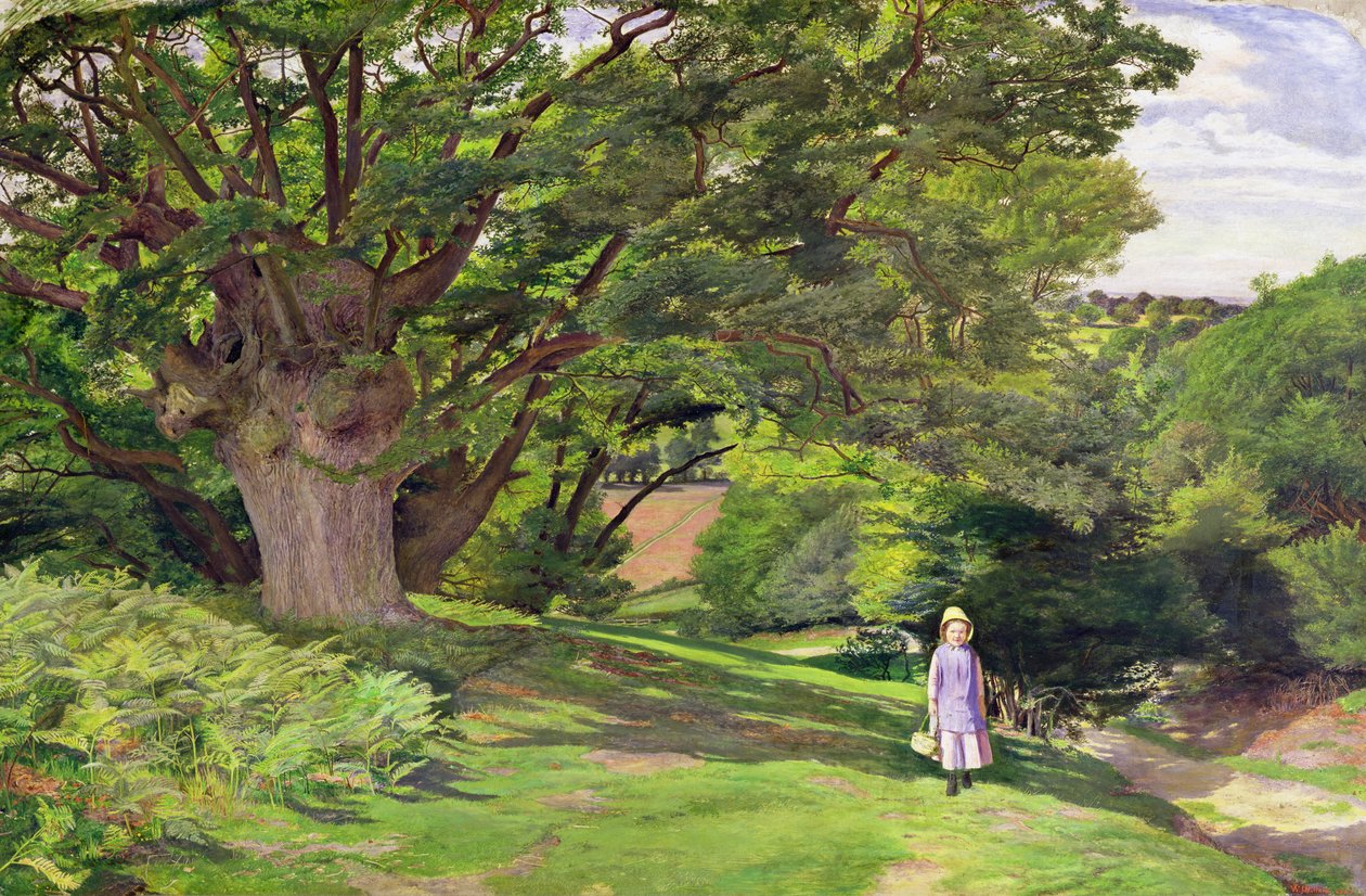 Hayes Common, 1852-53 af William Henry Millais