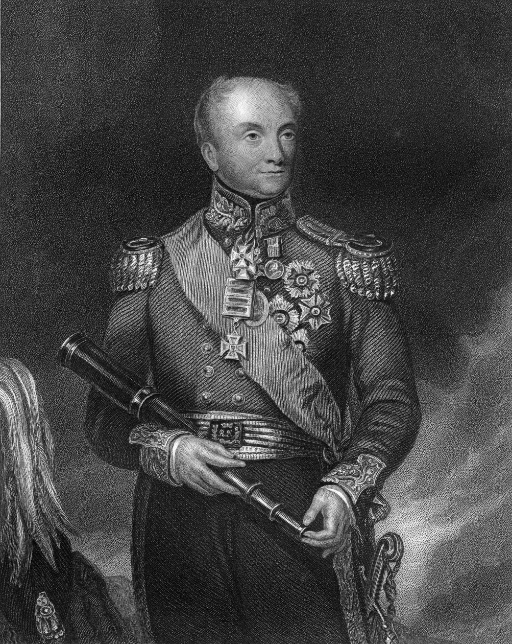 General Rowland Hill, øverstkommanderende for den britiske hær, c1830-c1835 c1857. af William Henry Mote