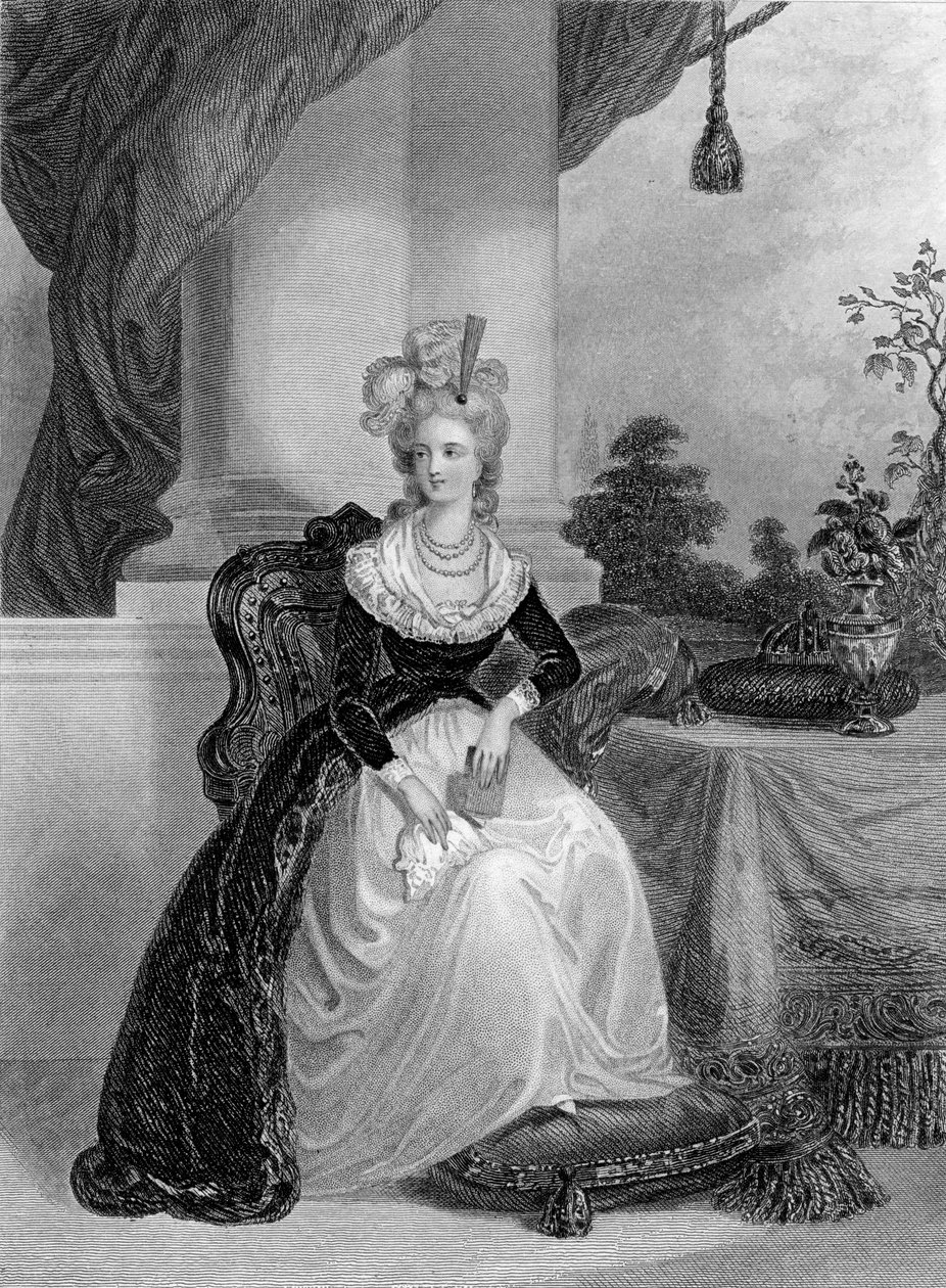 Marie Antoinette, dronning af Frankrig og Navarra, c1840-1860. af William Henry Mote