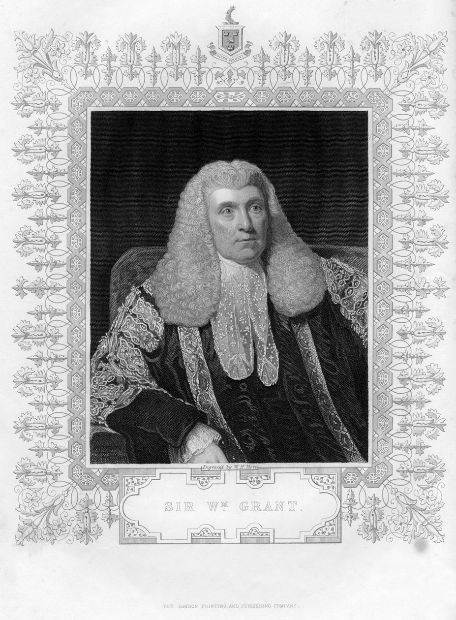 Sir William Grant 1752-1832, skotsk advokat og politiker, 1800-tallet. af William Henry Mote