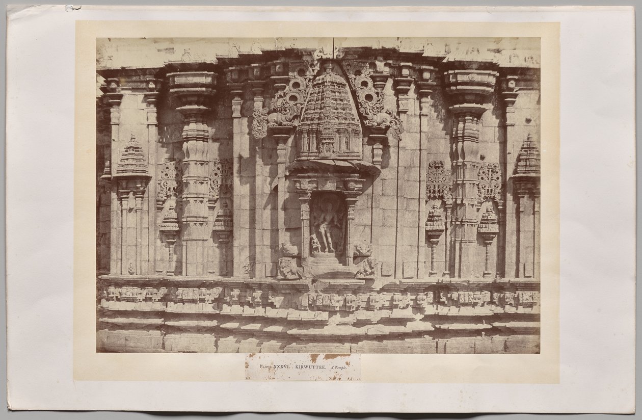 Kirwuttee, et tempel, Indien af William Henry Pigou
