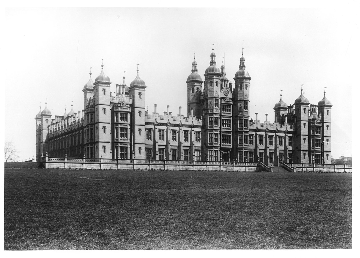 Donaldsons Hospital, bygget 1833-51 (bw foto) af William Henry Playfair