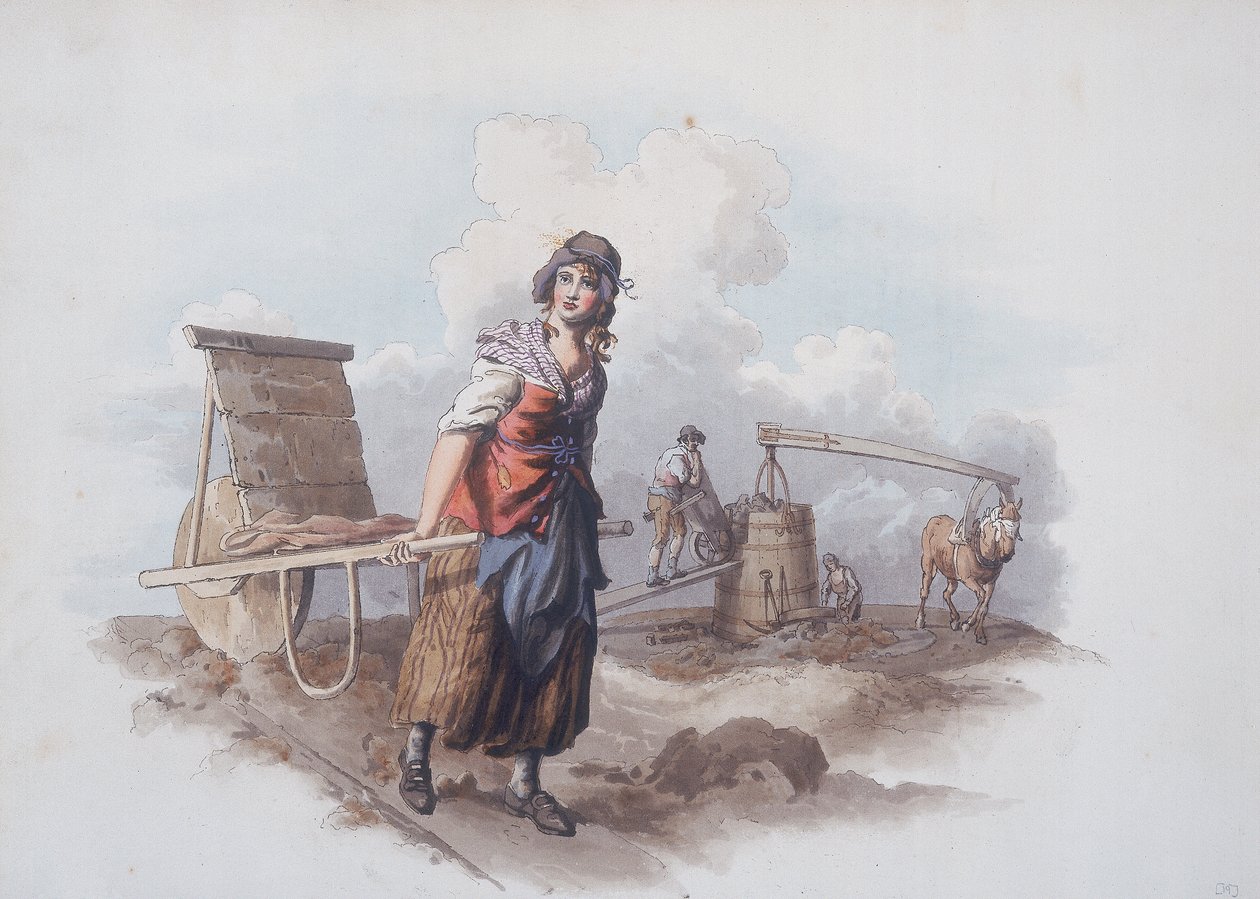 Murstensmager, 1808 af William Henry Pyne