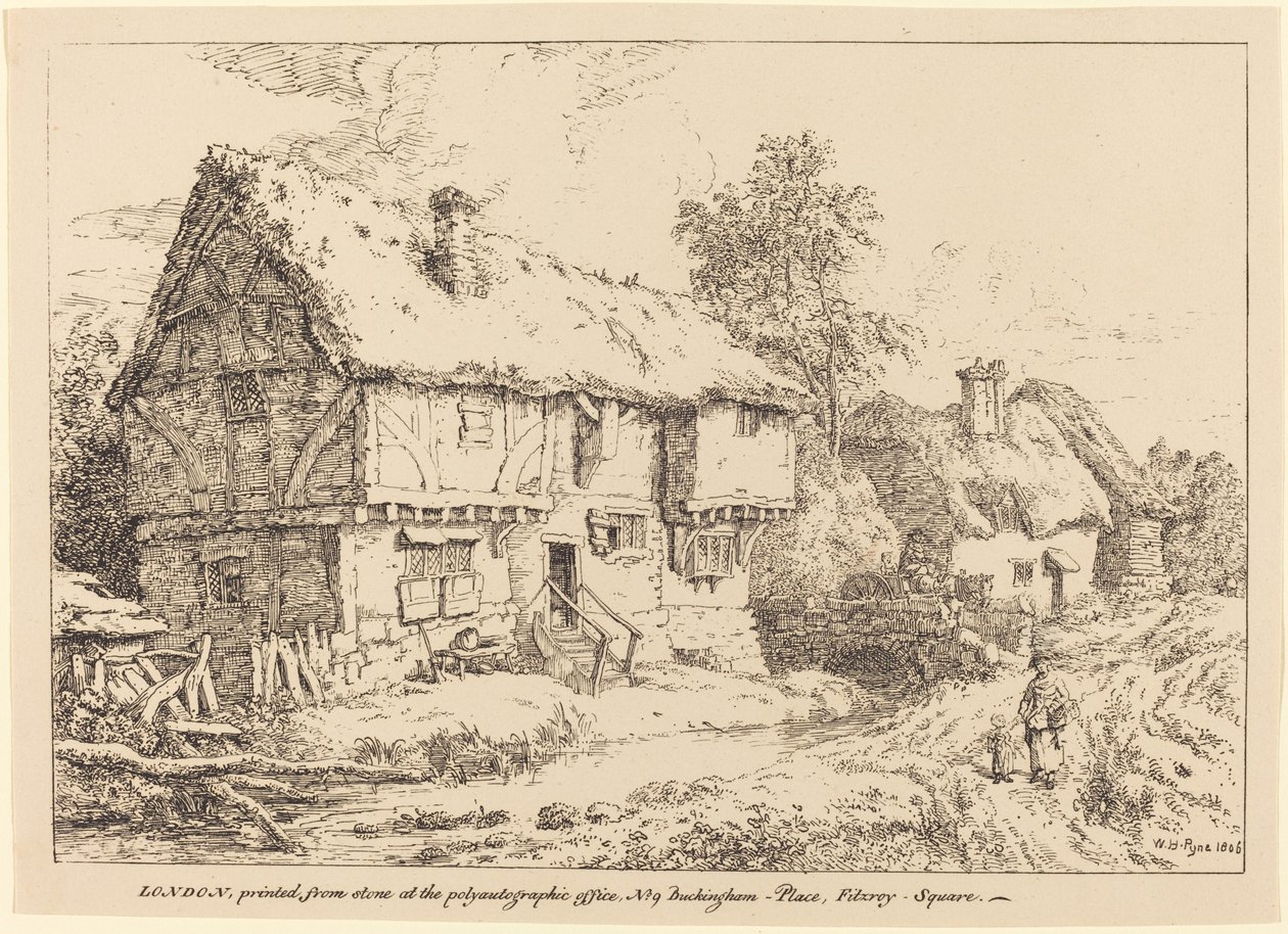 Gamle hytter af William Henry Pyne